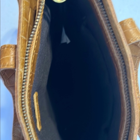 MADEWELL‎ Elegant Tan Crocodile-Embossed Women's Bag PRE-OWNED - Picture 6 of 12